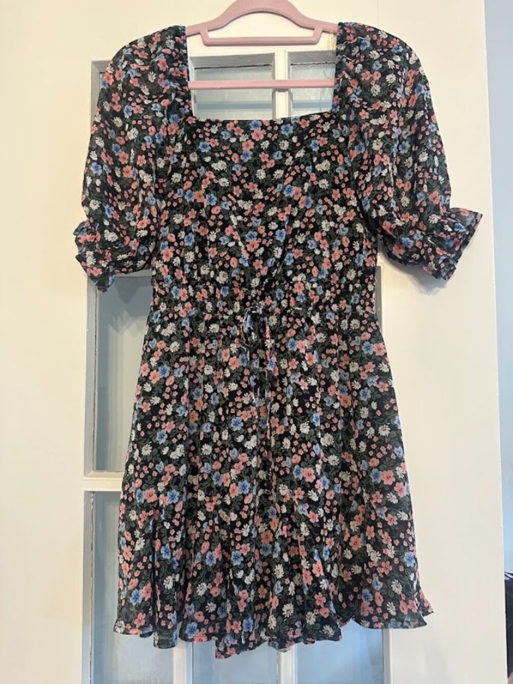 Trixx floral black dress, NWOT, size small